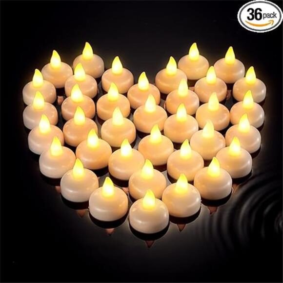 36 Pieces Flameless Floating Candles Waterproof LED Tealights Floating Candles - Picture 7 of 7